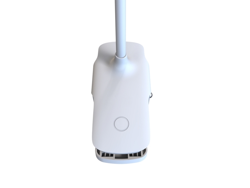 Wozinsky Skrivebordslampe – Wozinsky Vt-02 Mini Led-Lampe Med Ledning Til Læsning, Med Klips Og 80 Cm Usb-C-Kabel – Hvid