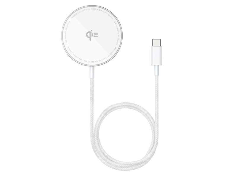 Baseus Simple Mini4 Air Qi2 15W Magnetic Wireless Charger - Silver