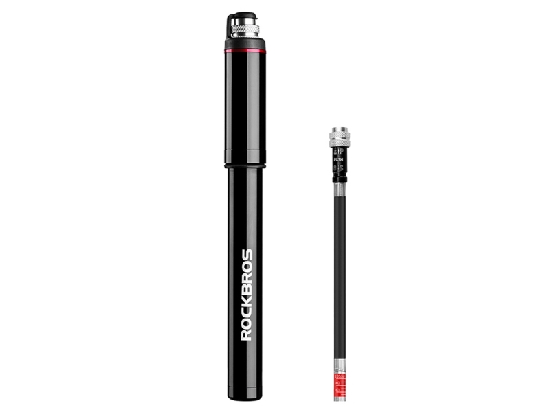 Rockbros Smart-B 150 Psi Mini-Cykelpumpe Til Presta- Og Schrader-Ventiler – Sort