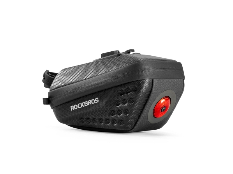 Torba podsiodlowa Rockbros C59 sztywna skorupa z oswietleniem 250 mAh