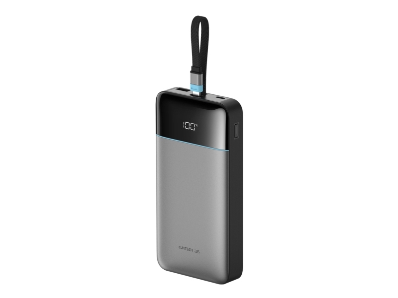 Cuktech Lpb252n 120W 25000Mah Powerbank With Built-In Usb-C Cable - Gray