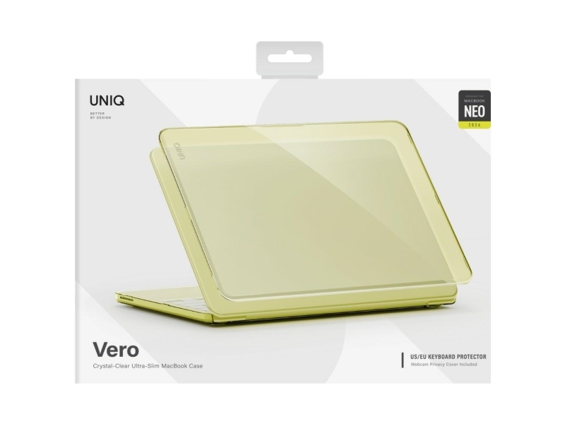 Uniq Vero Case For Macbook Neo - Translucent Yellow