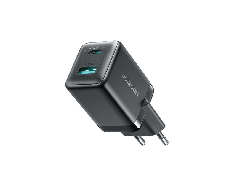 Joyroom Jr-Tg8 Gan 45W Usb-C + Usb-A Wall Charger - Black