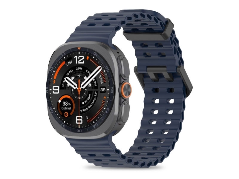 4Kom.Pl Tech-Protect Iconband Pro Samsung Galaxy Watch Ultra 1/2 2024-2026 (47 Mm) Navy Blue
