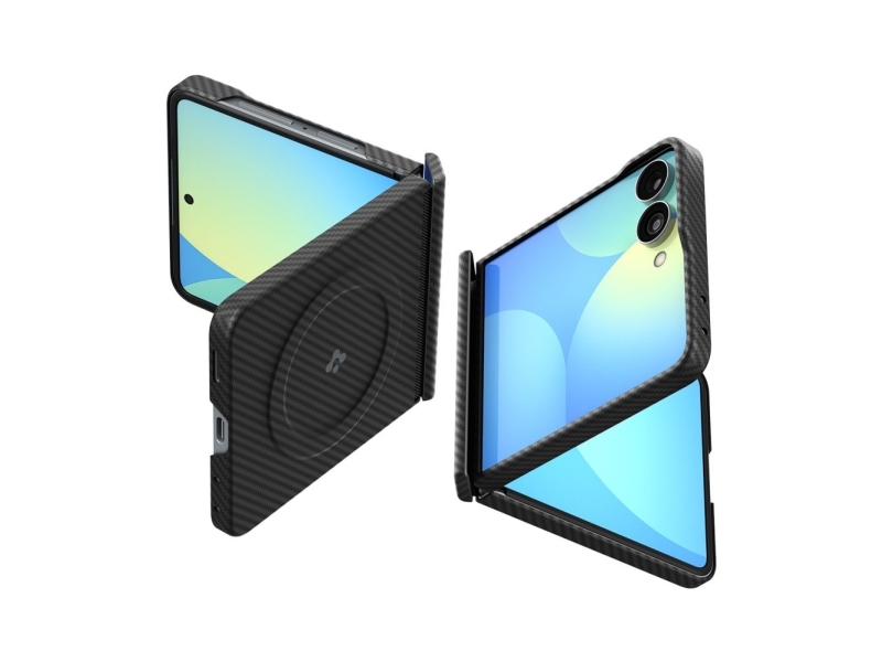 Spigen Airskin Aramid Magfit Magsafe Case For Samsung Galaxy Z Flip 8 - Black