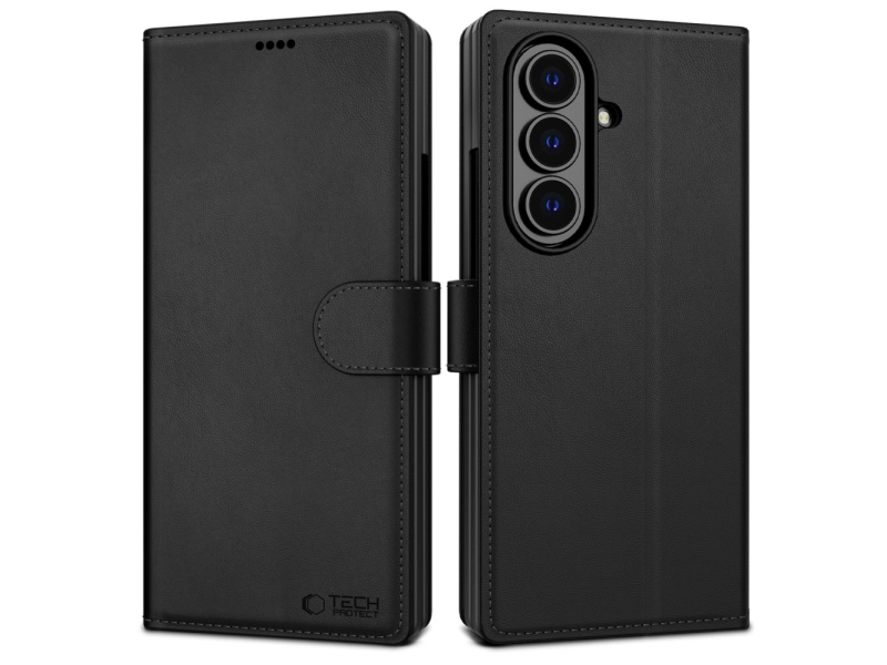 Tech-Protect Wallet Case For Samsung Galaxy Z Fold 8 Ultra - Black