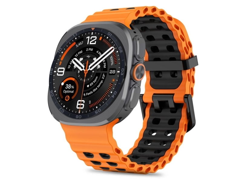 4Kom.Pl Pasek Tech-Protect Iconband Pro Do Samsung Galaxy Watch Ultra 1 / 2 2024-2026 47 Mm Orange/Black