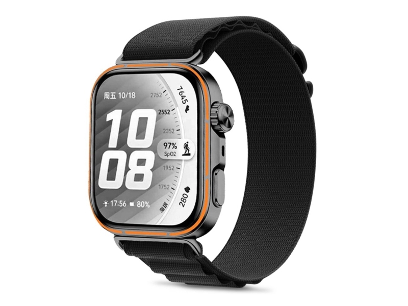 4Kom.Pl Tech-Protect Nylonrem Til Huawei Watch Fit 3/4/4 Pro/5/5 Pro Black