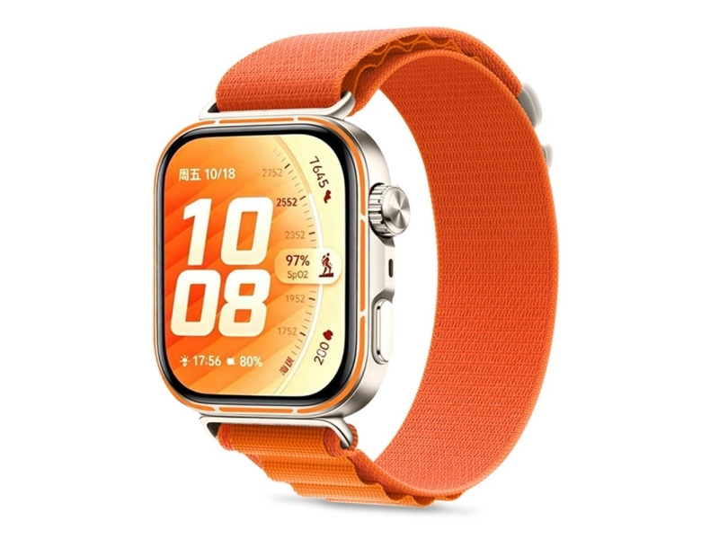 Tech-Protect Nylon Pro Strap For Huawei Watch Fit 3/4/4 Pro/5/5 Pro - Orange