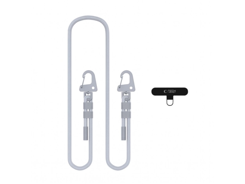Tech-Protect C5sd Rope Crossbody Phone Lanyard - Gray
