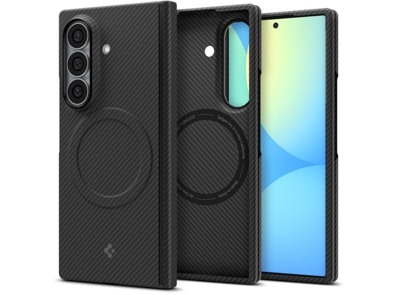 Spigen Airskin Aramid Magfit Magsafe Case For Samsung Galaxy Z Fold 8 Ultra - Black