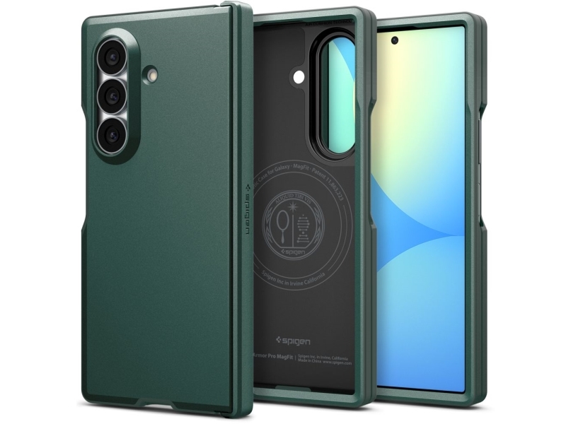Spigen Tough Armor Pro Magfit Magsafe Case For Samsung Galaxy Z Fold 8 Ultra - Dark Green