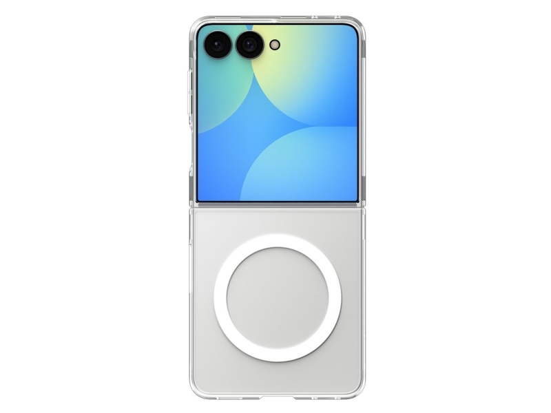 Spigen Airskin Magfit Case For Samsung Galaxy Z Flip 8 - Clear And White
