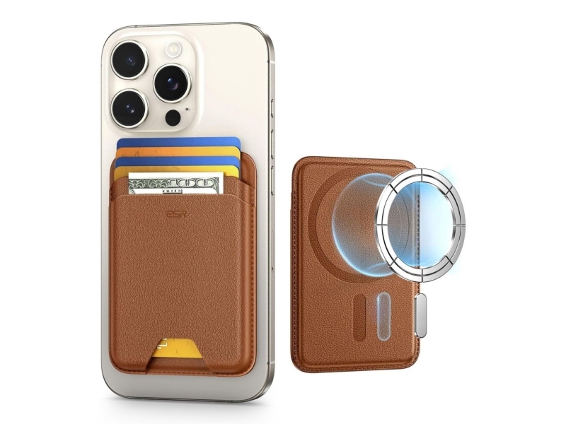 Esr Halolock Magnetic Wallet (Brown)