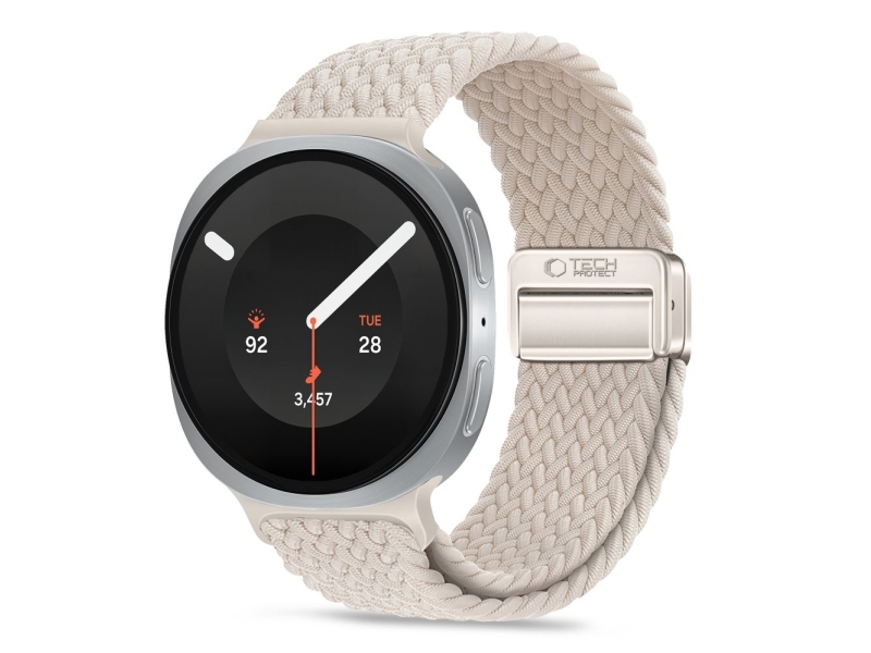 Grizzglass Tech-Protect Nylonmag Samsung Galaxy Watch 8 / 9 / Classic (40 / 44 / 46 Mm) Starlight