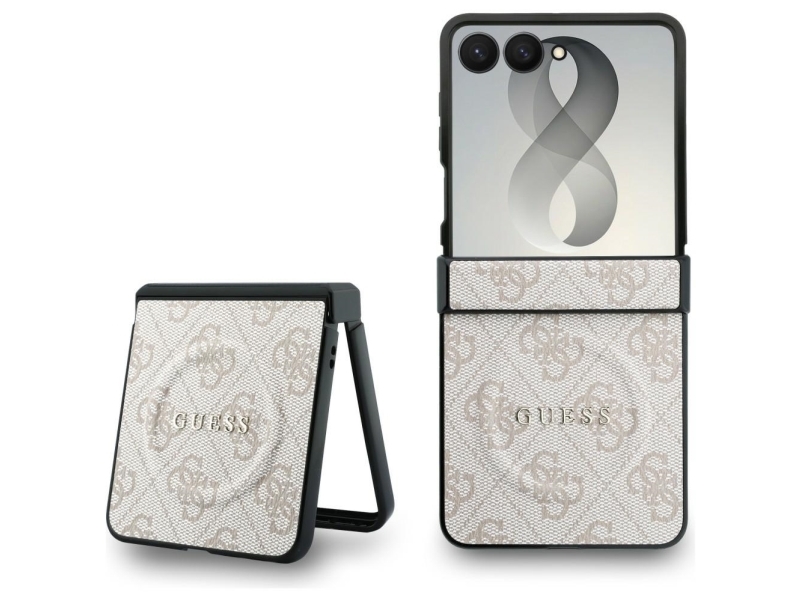 Guess 4G Classic Magsafe Case For Samsung Galaxy Z Flip 8 - Pink