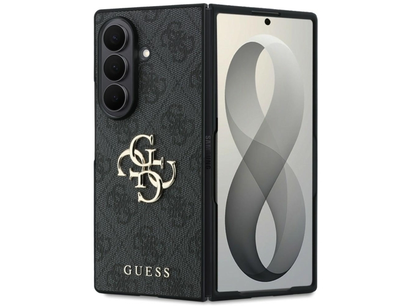 Guess Big 4G Logo Case For Samsung Galaxy Z Fold 8 Ultra - Black