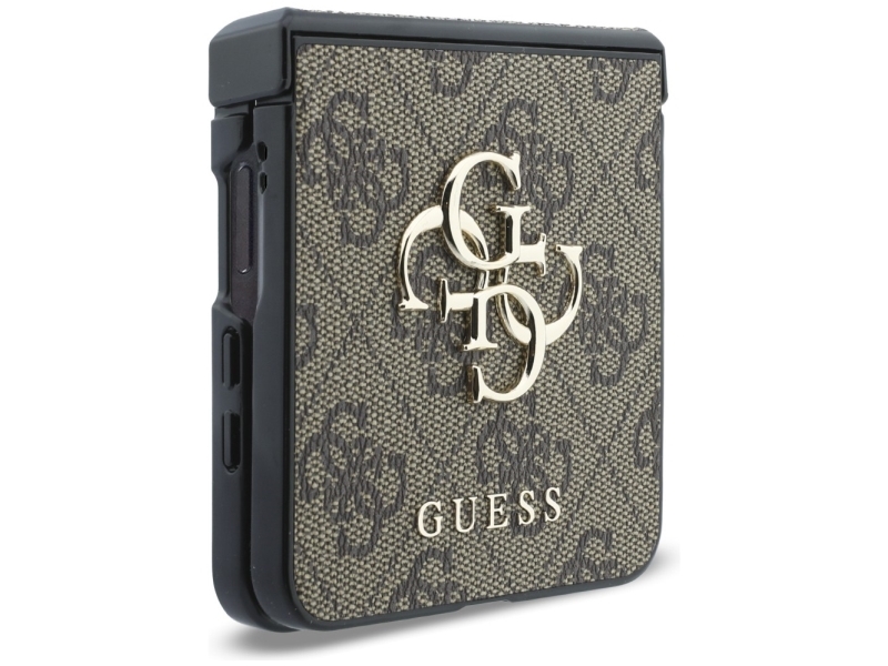 Guess Big 4G Logo Case For Samsung Galaxy Z Flip 8 - Brown