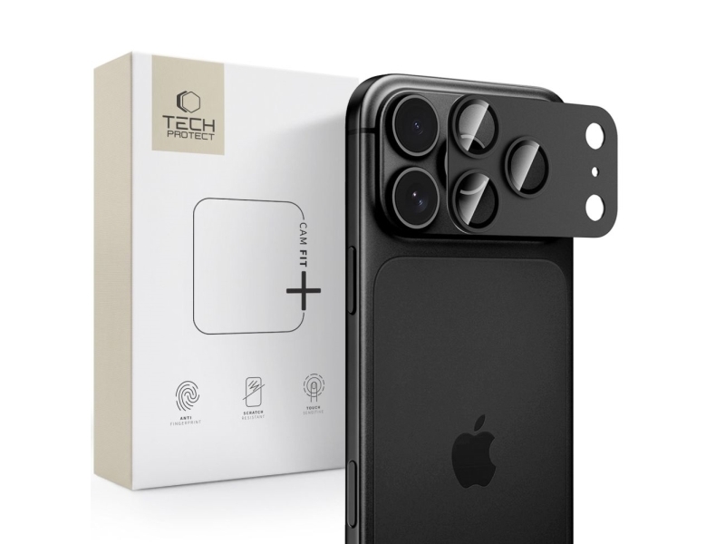 Tech-Protect Oslona Aparatu Tech-Protect Camfull Fit+ Iphone 18 Pro Max Black