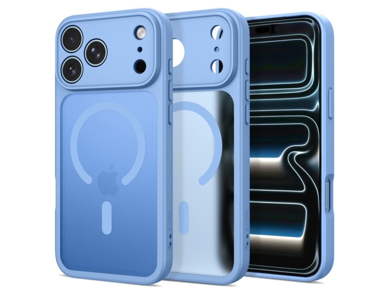 Tech-Protect Basicmag Magsafe Case For Iphone 17 Pro Max / 18 Pro Max - Light Blue Matte
