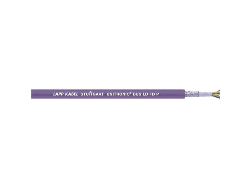 Lapp UNITRONIC BUS LD FD P A, 100 m, 0,25 mm², Violet, Kobber, Polyethylen, 18 kg/km