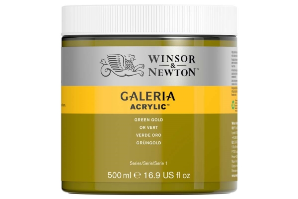 Galeria Acrylic 500Ml Green Gold 294