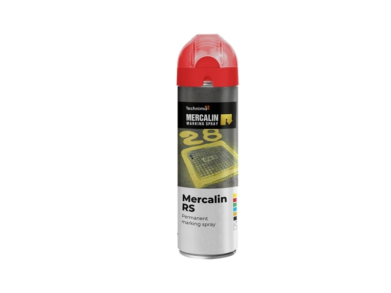 Mercalin® RS mærkespray 500 ml, rød