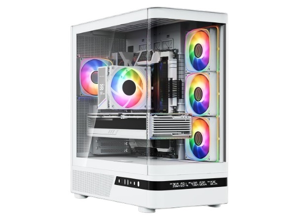 Modecom Volcano Pc Case Aq200 Argd Midi White