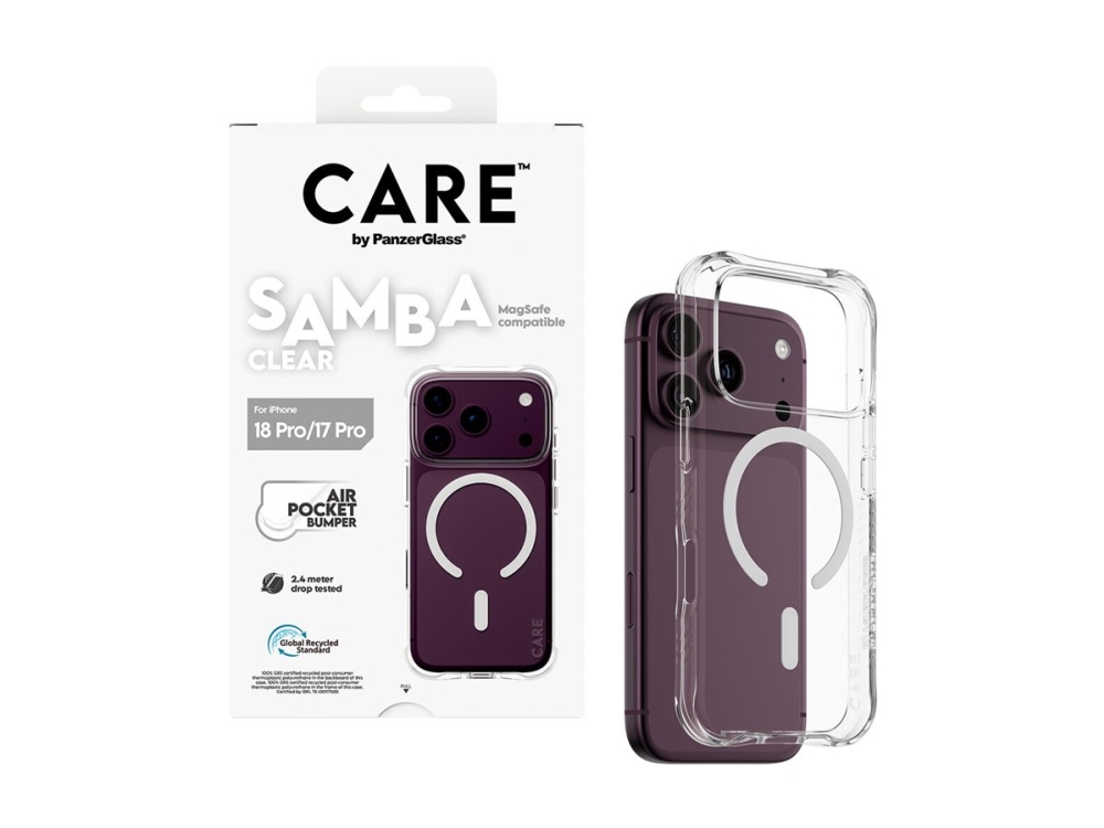 Care By Panzerglass Samba Case Ip17/18 Pro Transparent Ms Weiß