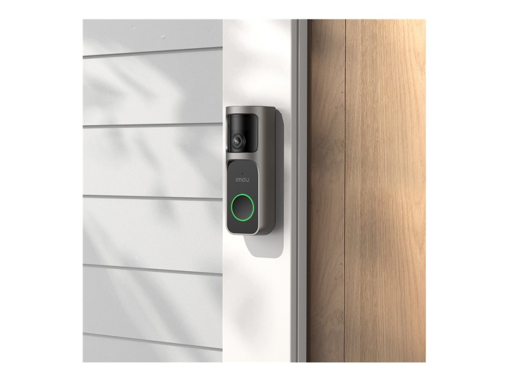 Imou Doorbell 3 Kit - Dørringeklokke - true 360° panoramic view - trådløs - sort