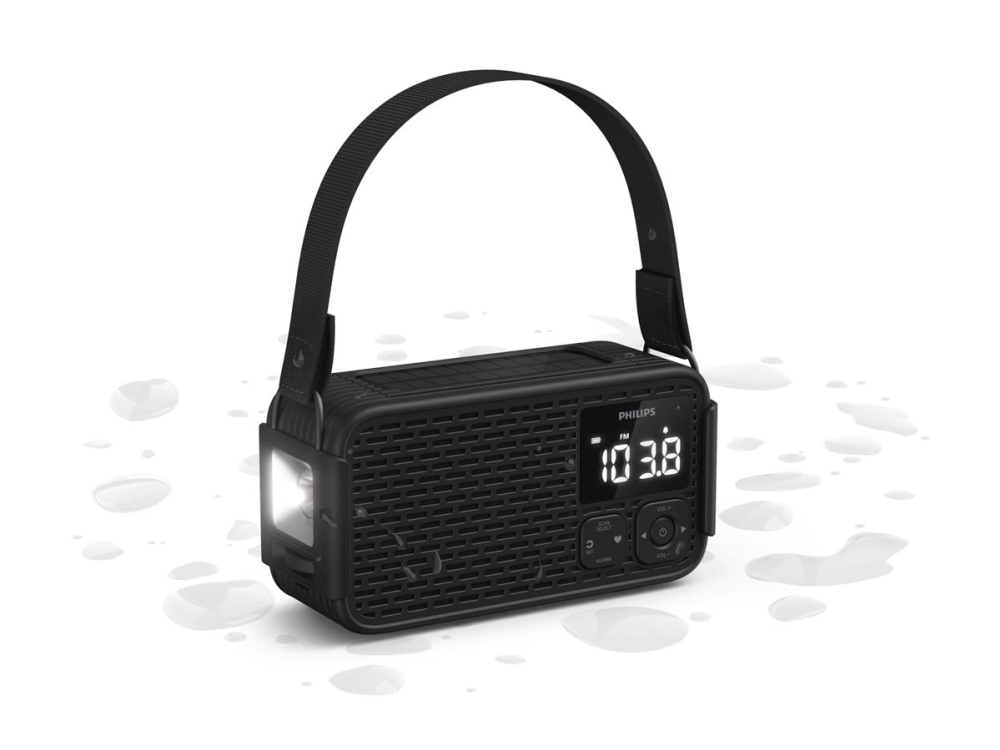 Philips TAR3500 - Privat radio - 3 watt - intet operativt system - sort
