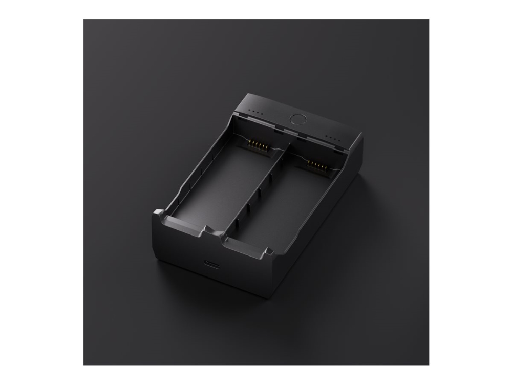 HOVERAir - USB-batterioplader - 1050 mAh - 2 x batterier lader op - 2.1 A - sort - for HOVERAir X1 Fly More Combo