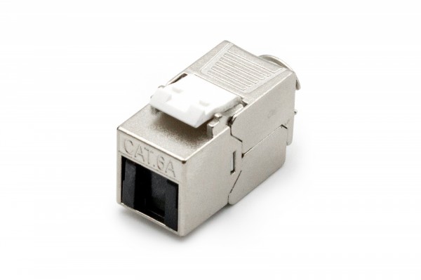 DIGIT RJ45 (8P8C) cat.6A keystone-modul (sokkel), STP, støvhætte