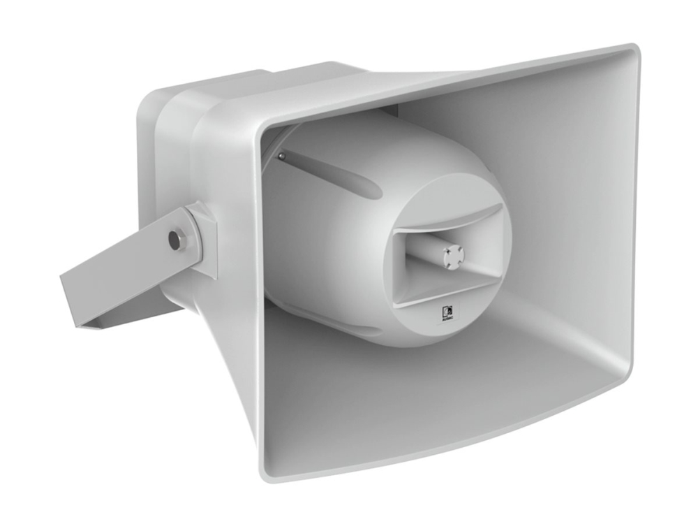 Audac CHA series CHA660 - Horn højttaler - til PA-system - 60 watt - 2-vejs - lysegrå, RAL 7035