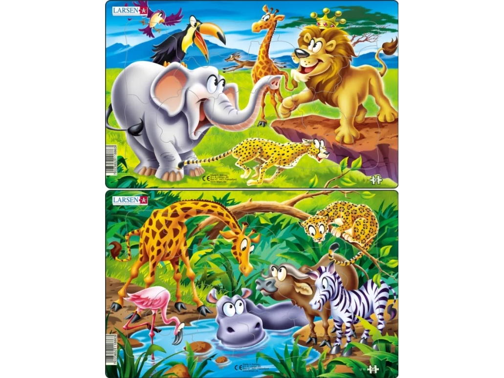 Larsen Midi Safari 14 pcs Puzzle