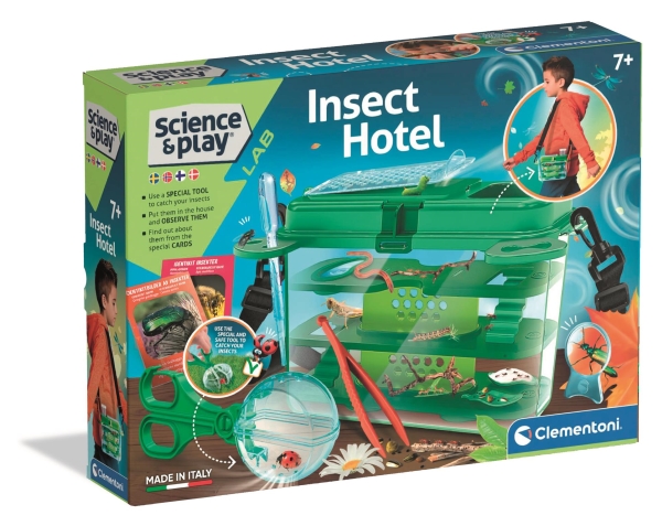 Clementoni - Science & Play - Insektsæt Med Insektboks Til Børn
