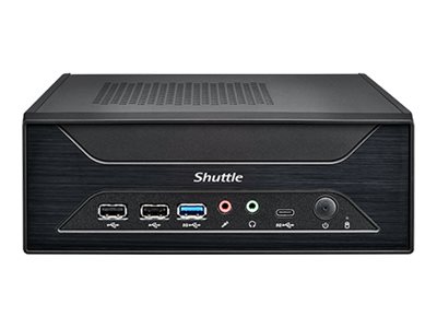 Shuttle XPC slim XH810 - Barebone - Slim-PC LGA1851 sokkel - Intel H810 Express - uden CPU - RAM 0 GB - Gigabit Ethernet, 2.5 Gigabit Ethernet