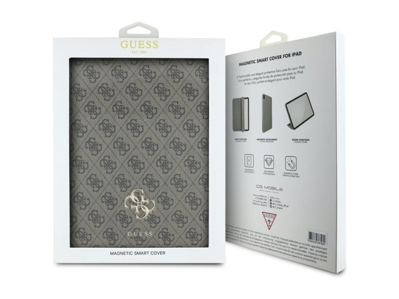 Guess Gufc13pm24ps4sgw Ipad Pro 13" 2024 Magnetisches 4G Big-Logo Case (Braun)
