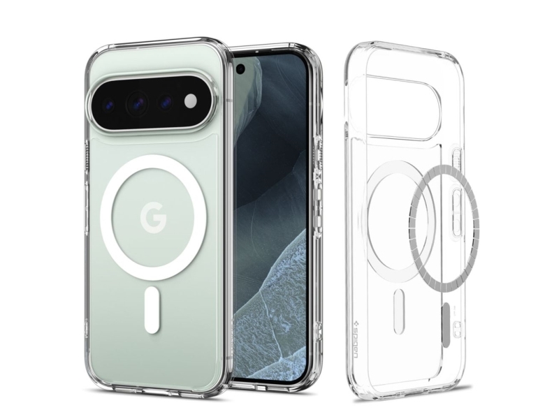 Spigen Ultra Hybrid (Mag Fit), Cover, Google, Pixel 11 Pro, 16 cm (6.3), Transparent, Hvid