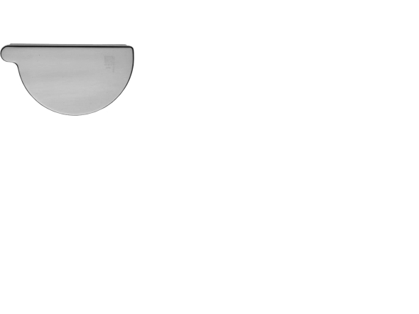 333 mm Rheinzink zink endebund højre