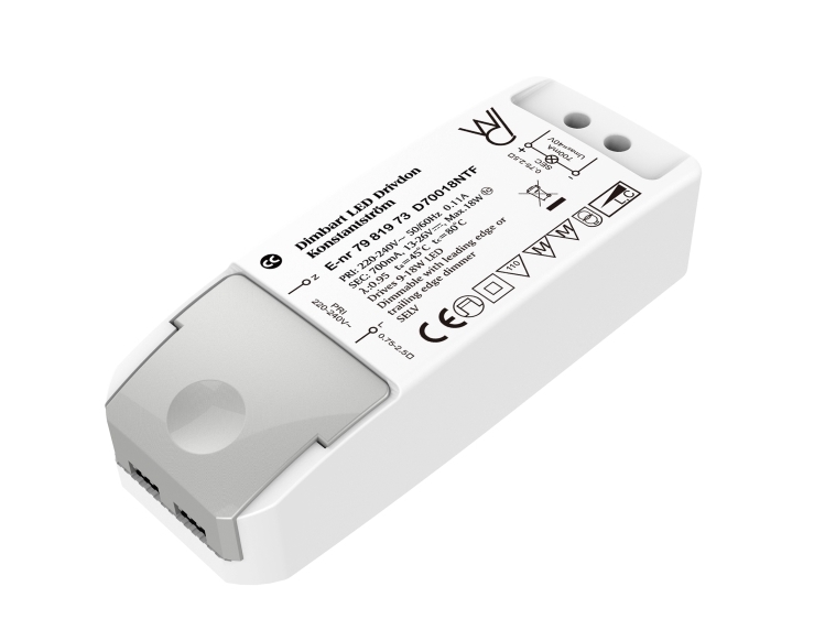One drive Dæmpbar LED driver 700mA. 9-18W