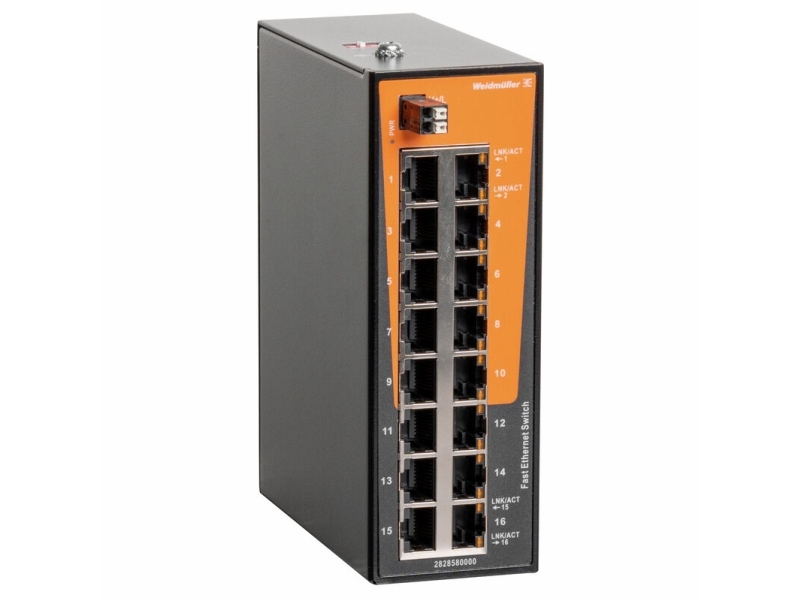 Weidmüller IE-SW-ELB-16-16TX, Metall, IP40, -10 - 60 ° C, -40 - 85 ° C, 50 mm, 110 mm