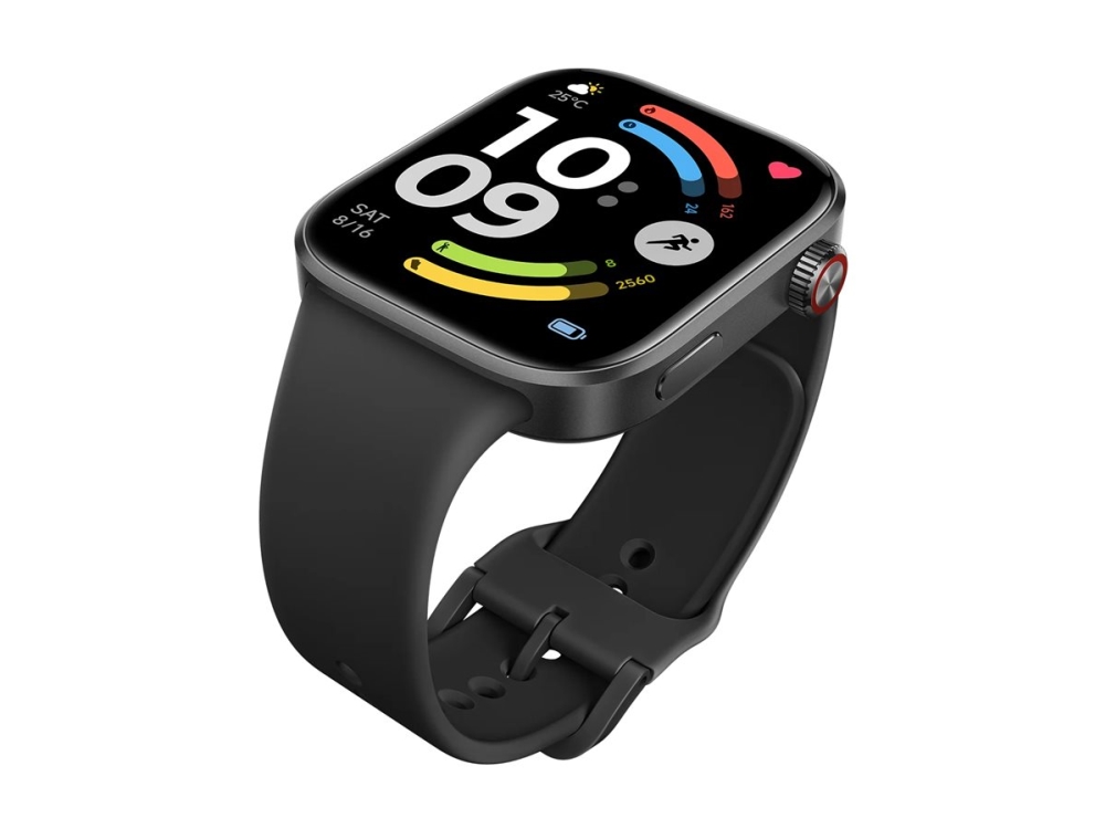 Xiaomi Redmi Watch 6 - Smart ur med rem - TPU - håndledsstørrelse: 135-205 mm - display 2.07 - 512 MB - Bluetooth - 31 g - obsidian sort