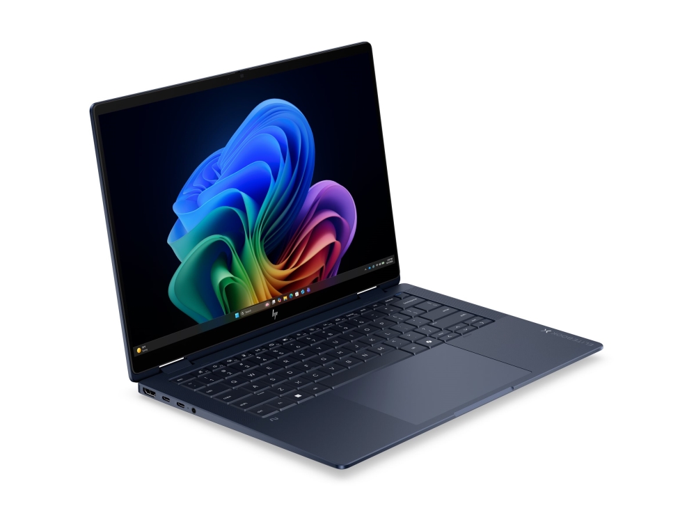 HP EliteBook X Flip G2i Notebook Next Gen - Copilot+ PC - flipputformning - Intel Core Ultra 5 - 335 / upp till 4.6 GHz - vPro - Win 11 Pro - Intel Graphics - 32 GB RAM - 512 GB SSD NVMe - 14 IPS pekskärm 1920 x 1200 - NFC, Wi-Fi 7, Bluetooth 6.0 - 5G - atmospheric blue - kbd: hela norden