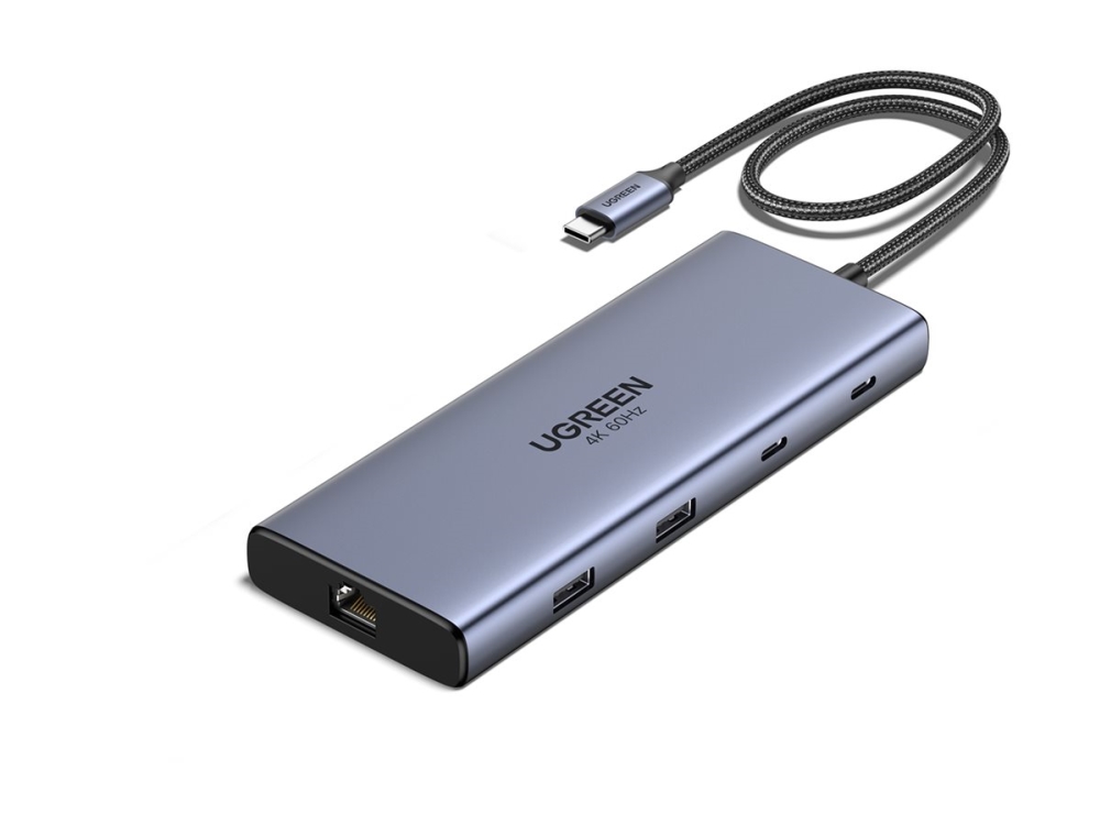 Ugreen Revodok Pro - Dockingstation - USB-C - 2 x HDMI - 1GbE