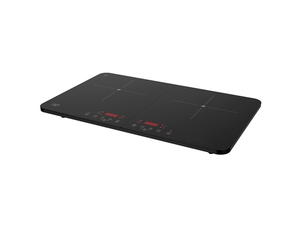 Double Induction Cooker with LCD Display, 10 Power Levels - Timer | Modern Dual-Burner