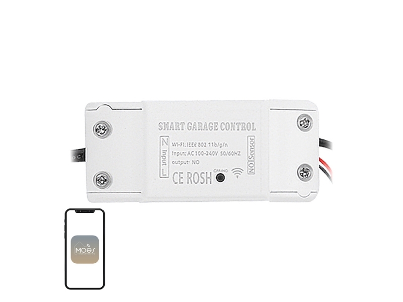 Moes MS-102 išmanusis garažo vartų valdiklis AC 100V-240V valdomas programėle Smart life / Tuya