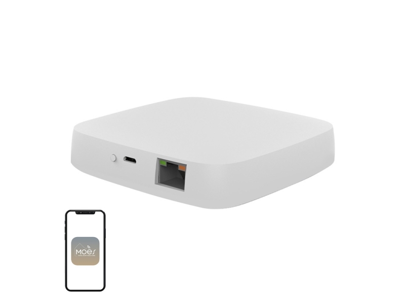Moes TUYA sistemos laidinė ZigBee - LAN stotelė BRIDGE RJ45