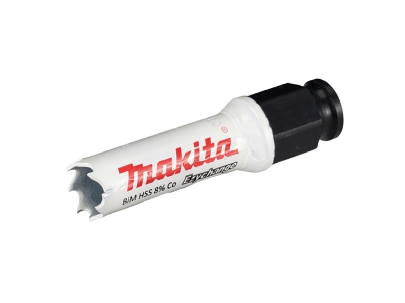 Makita E-03632, Single/enkelt, Drill, Aluminium, Plast, Rustfritt stål, Stål, Tre, Hvit, Bimetall, 4,4 cm