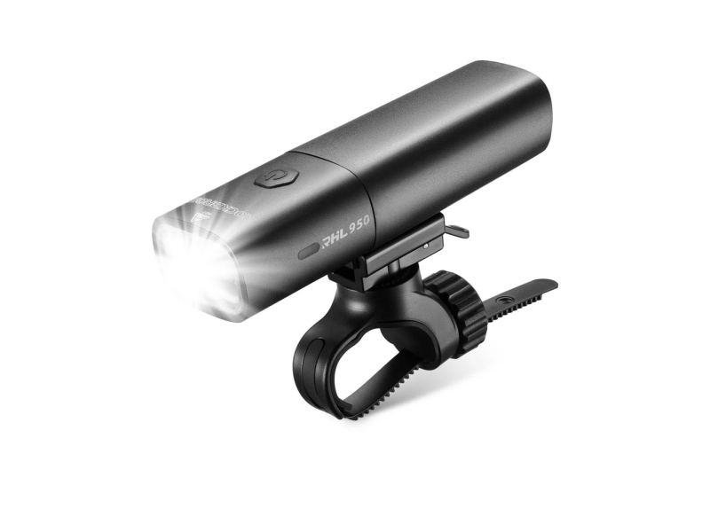 Rockbros Rhl950 Forlygte Til Cykel, 950 Lm, Med Udtageligt Usb-C-Batteri – Sort